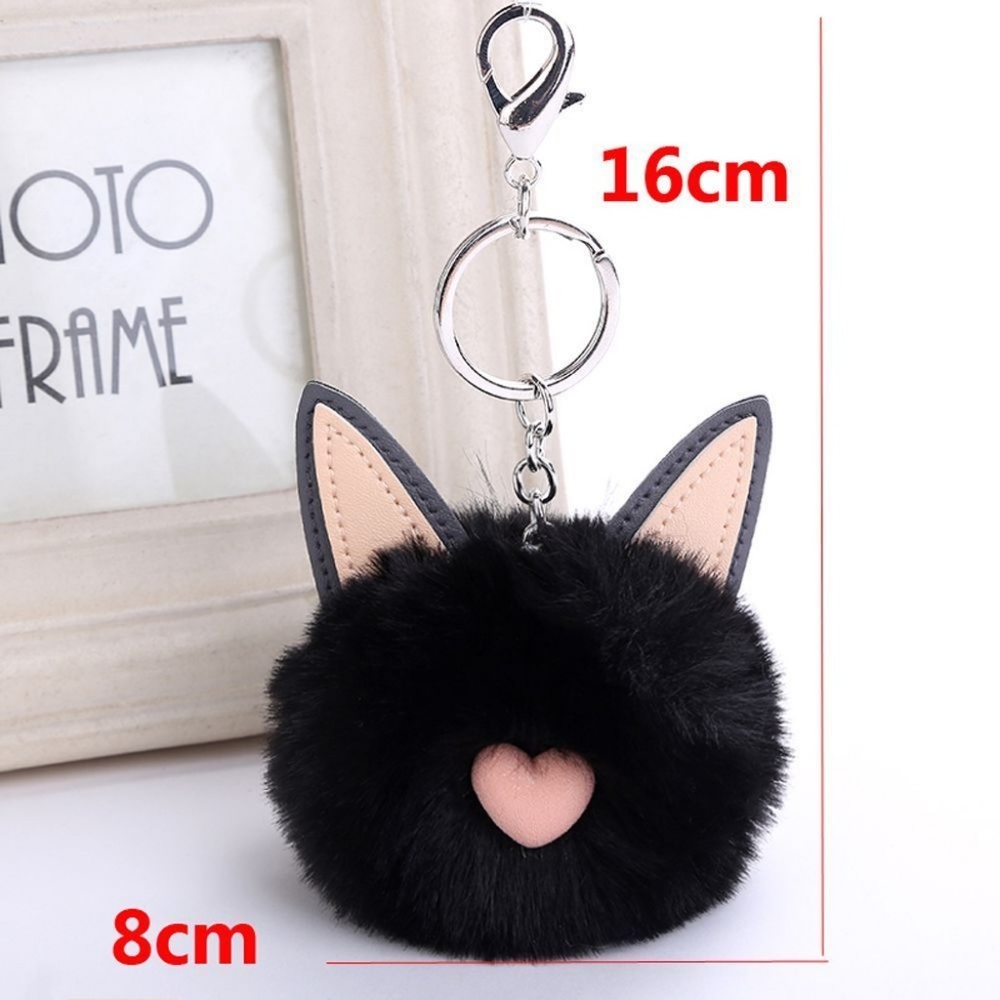 Last One! Adorable Kitty Face Handbag Charm - Picture 3 of 3